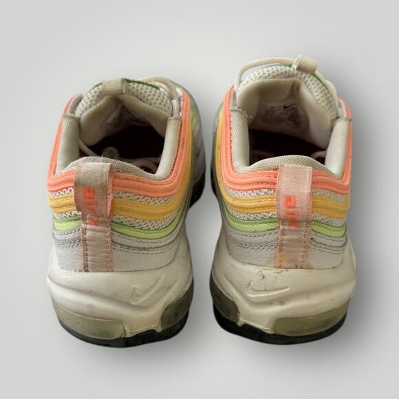 Air Max 97 Essential 'White Melon Mint Volt' Women Sz 7 women CZ6087 100 - Picture 3 of 7
